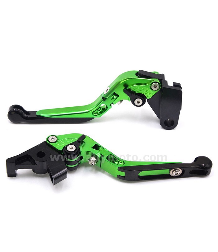 054 CNC Alloy Adjustable Foldable Extendable Motorbike Brake Clutch Levers For Yamaha WR 125X 2011 to 2015-3